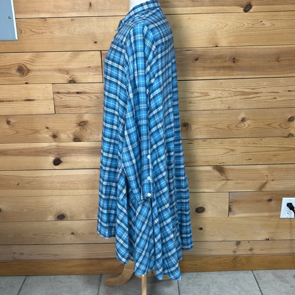 Tulip soft cotton high low hi lo tunic dress roomy Large XL lagenlook pockets - Picture 4 of 13